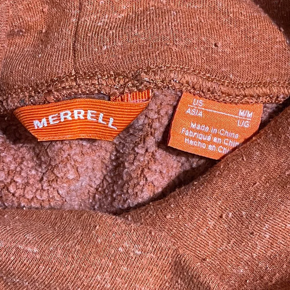 Merrell Dianthus Sweatshirt Women's Sz M Mock Neck Cozy Pockets Pullover